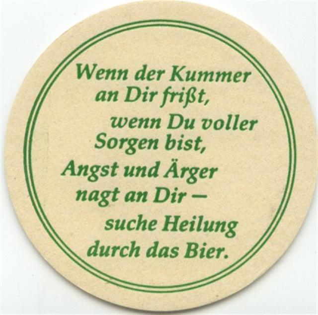königsfeld ba-by huppen spruch 1b (rund215-wenn der kummer-grün)